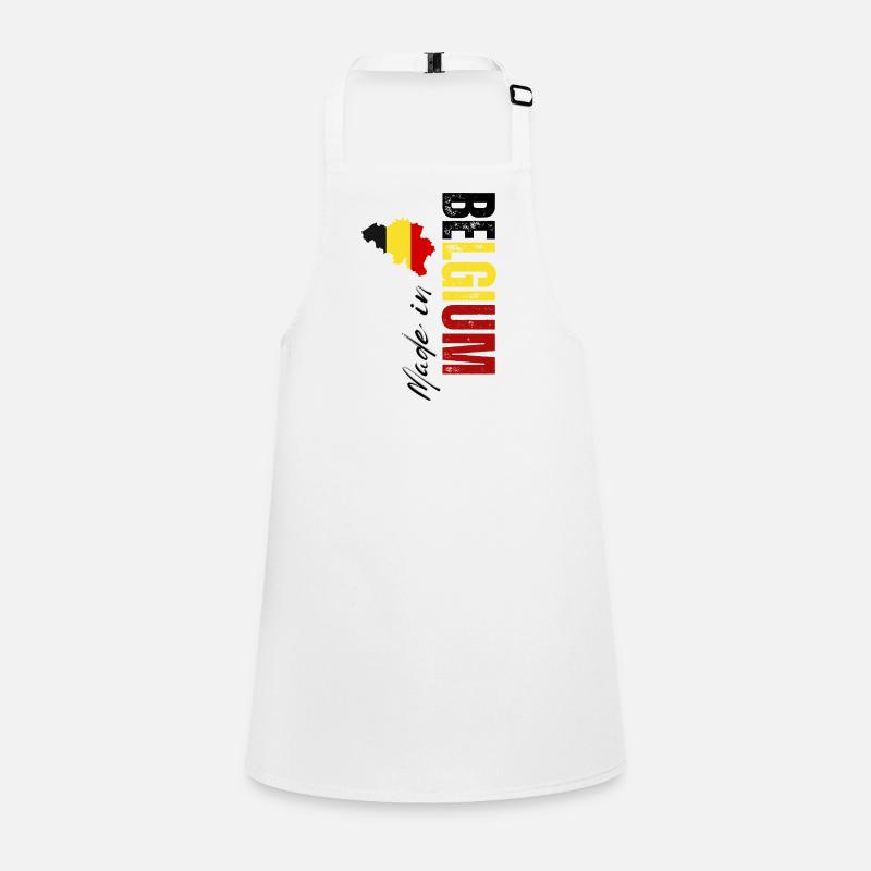 Made in Belgium, vertical design Children's Apron