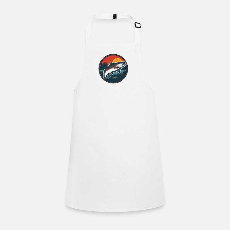 Fish in natural design Children's Apron