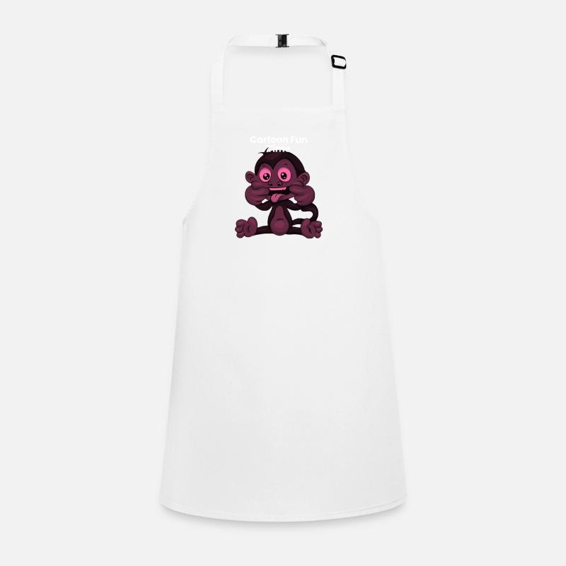 Cartoon Monkey Playtime Children's Apron