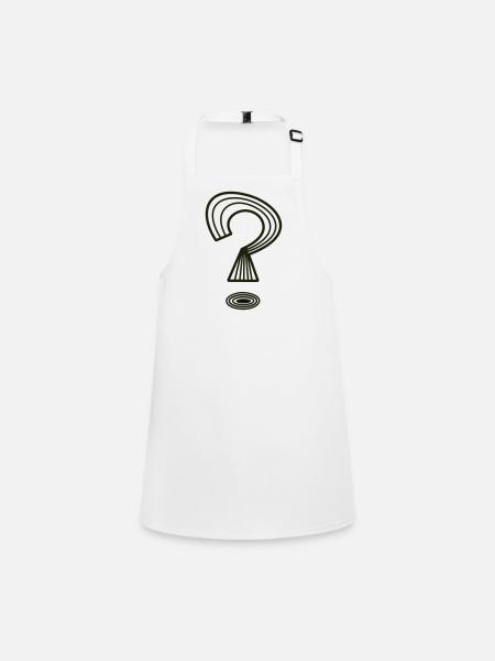 Question mark by Cean - Children's Apron - white - Front