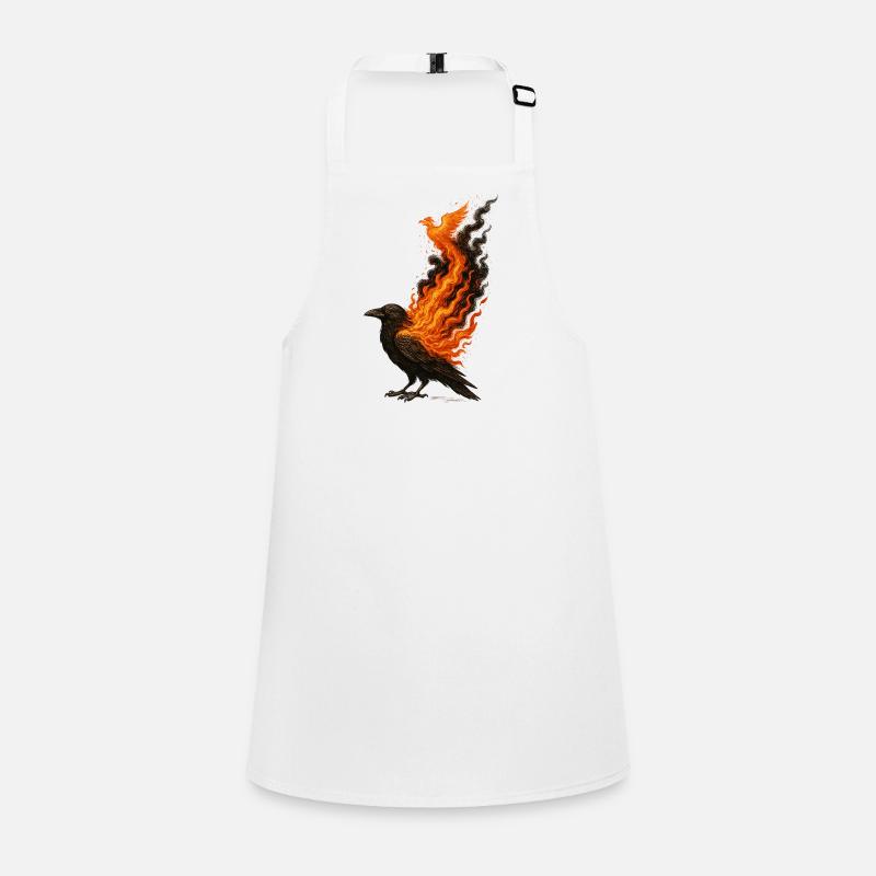 Corbeau Phénix : Renaissance de Feu Tablier Enfant