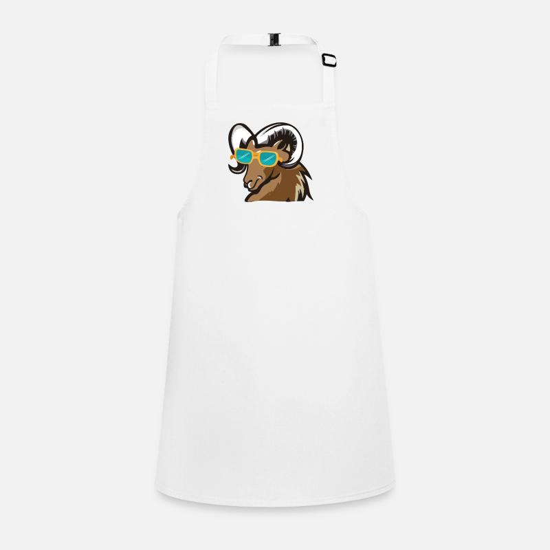 Ram with sunglasses Children's Apron