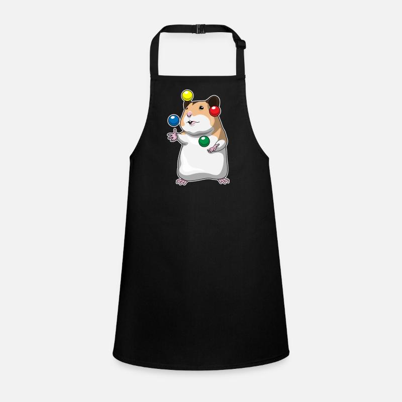 Hamster juggler juggling Children's Apron