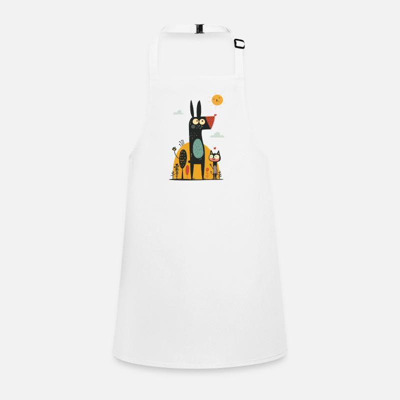 Chien et chat Tablier Enfant