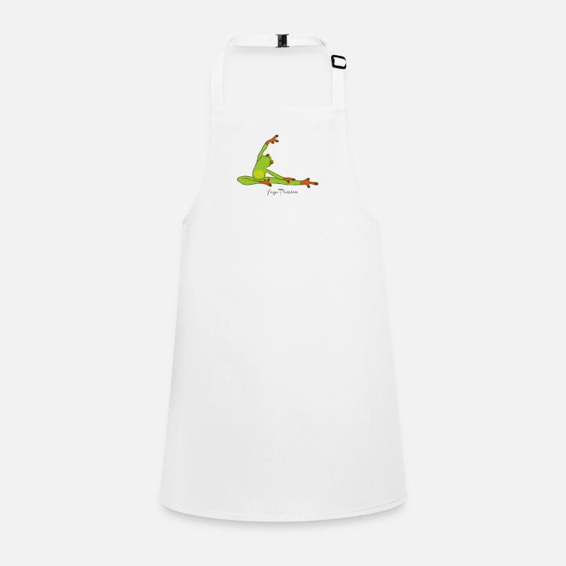 Frosch-Yoga Leidenschaft Schürze für Kinder