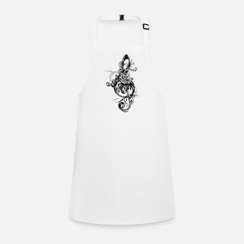 treble clef Children's Apron