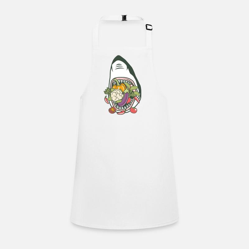 Shark Vegetables Children's Apron