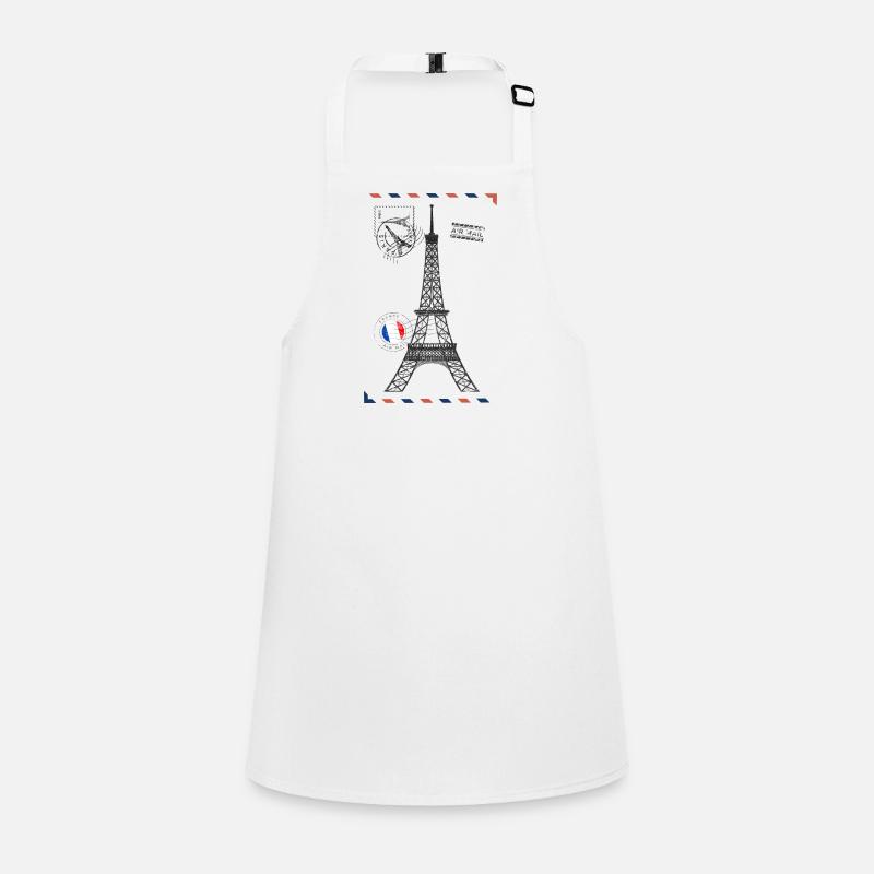 Paris Postcard Eiffel Tower Children's Apron