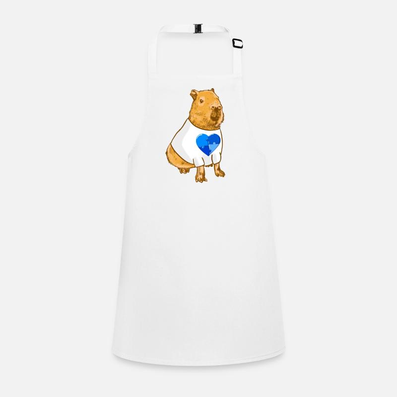 Capybara Autism Signs Children's Apron