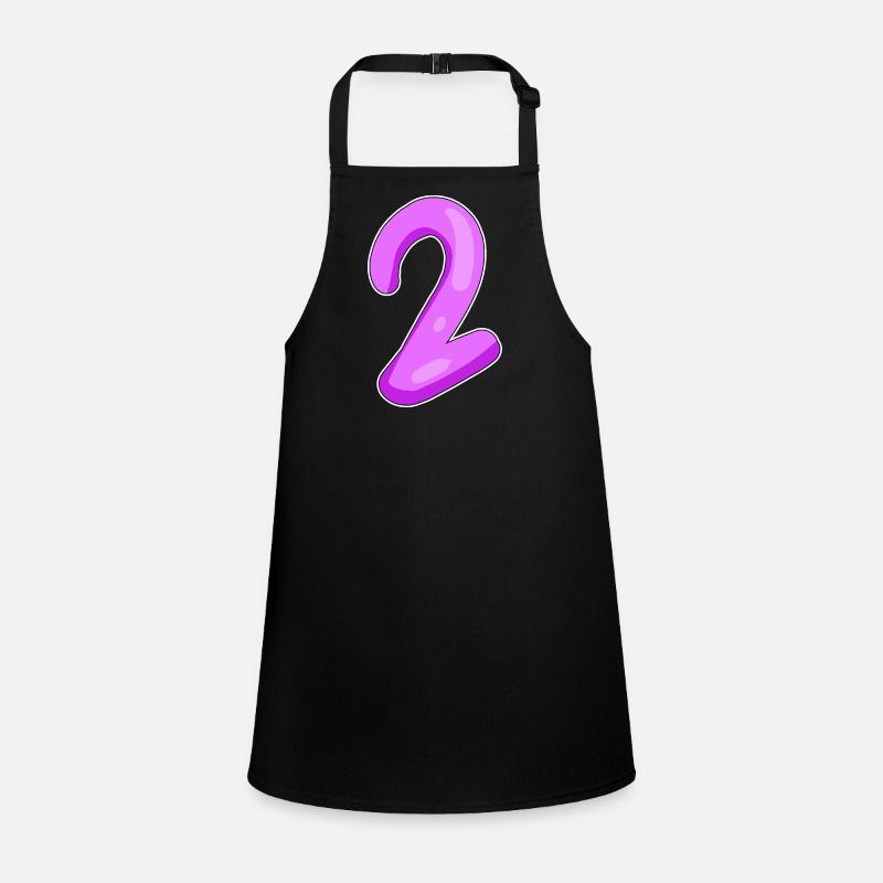 Two - 2 - Number Number Children's Apron