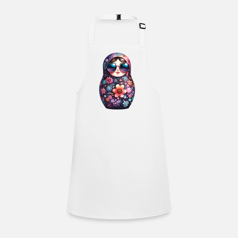 Matryoshka Cool Sunglasses Gift Children's Apron