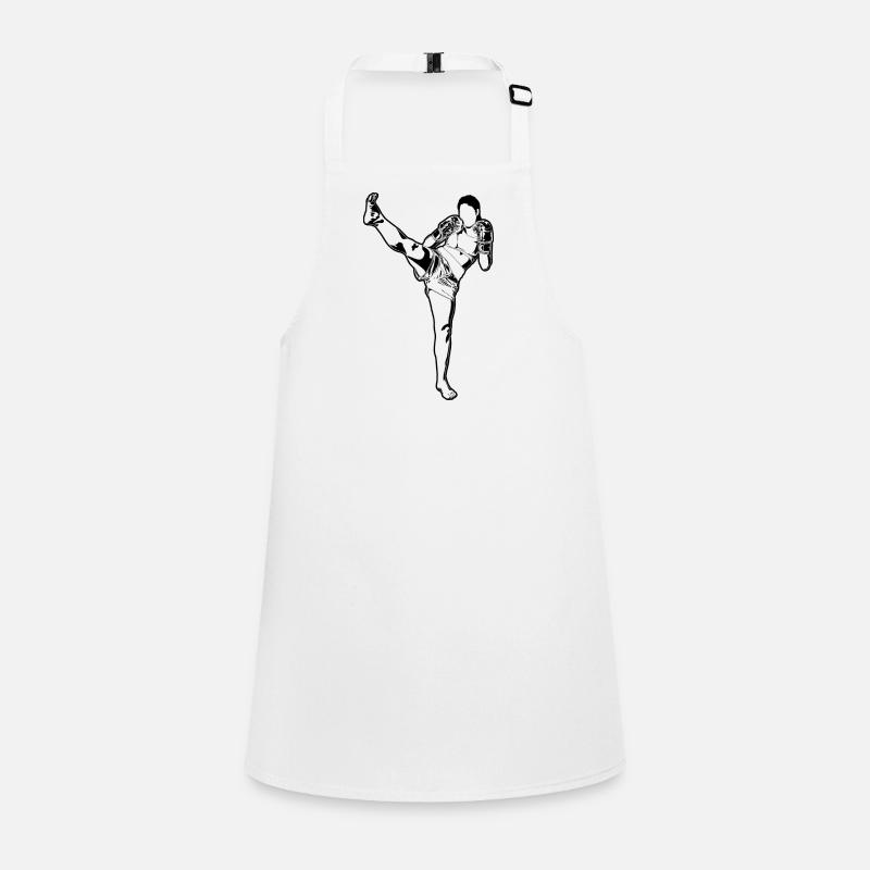 Kickboxeuse féminine Tablier Enfant