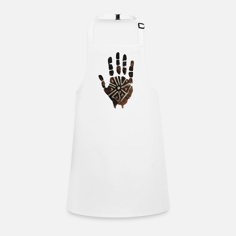 Hand Ritual Illustration Children's Apron