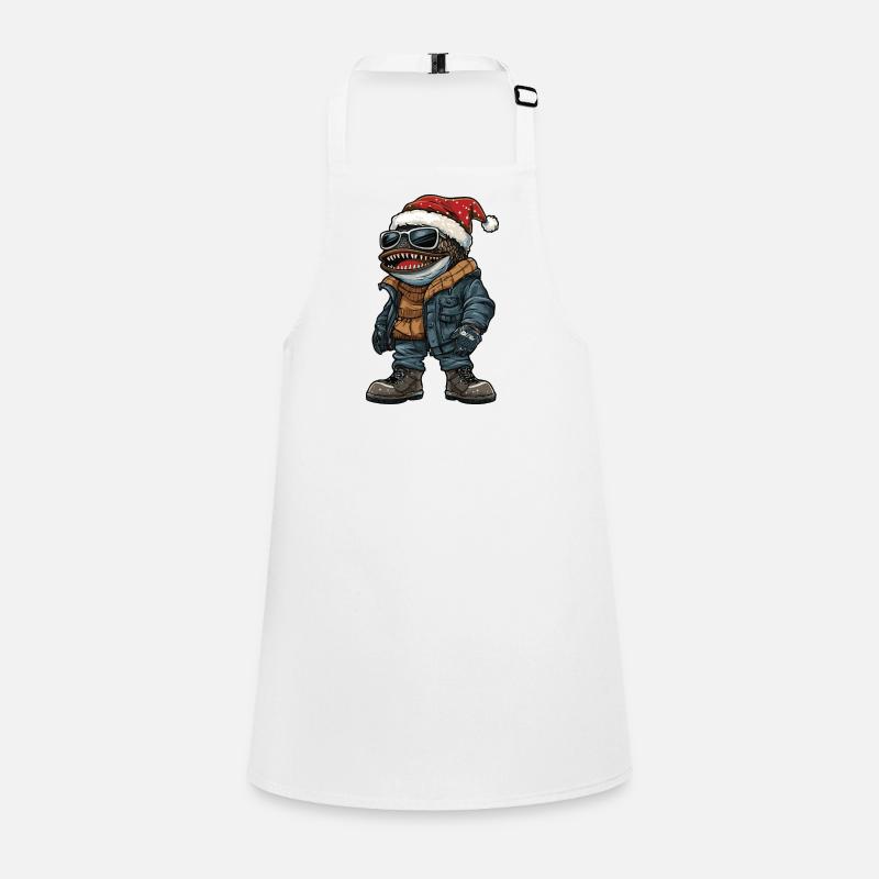 Piranha Hiver de Noël Tablier Enfant