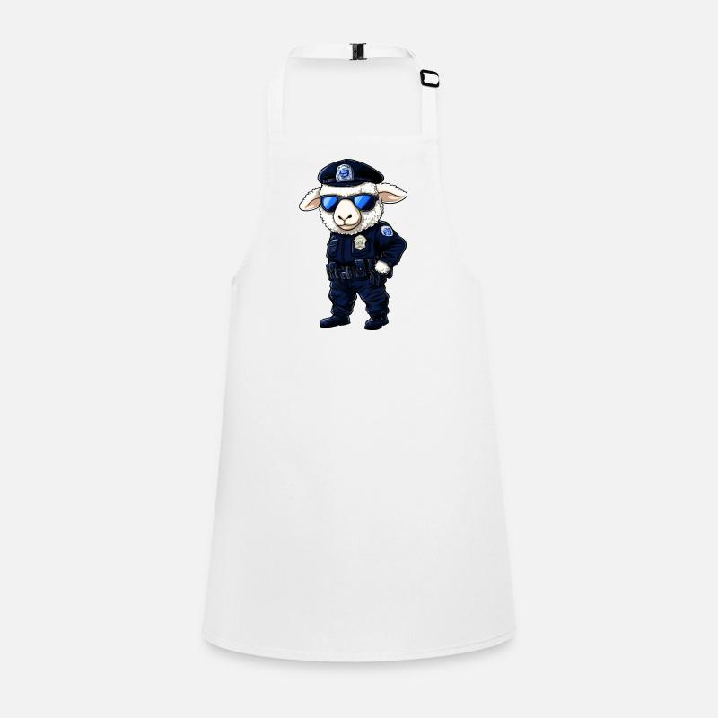 Sheep Policeman Children's Apron