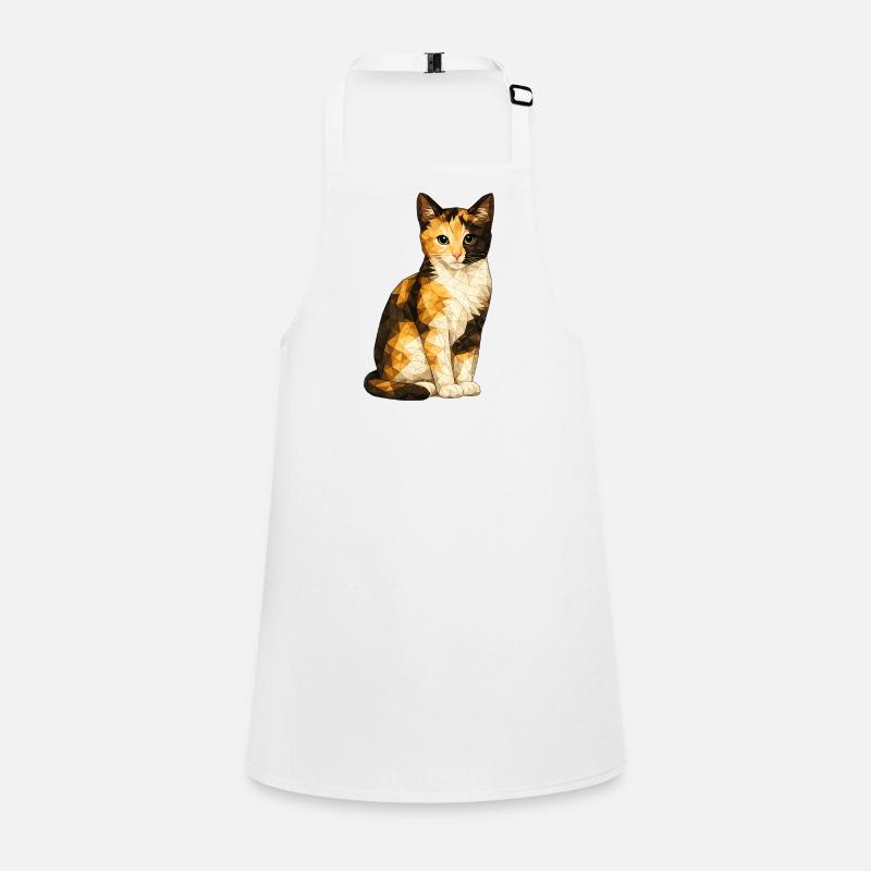 Emmi Polygon Chat Mignonnerie Géométrique Tablier Enfant