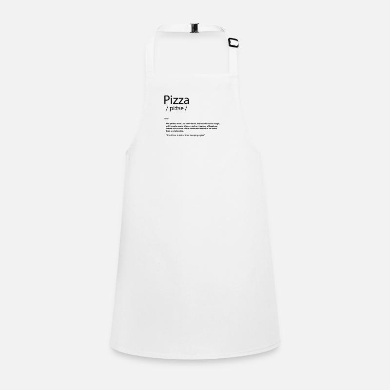 Définition de la pizza Tablier Enfant