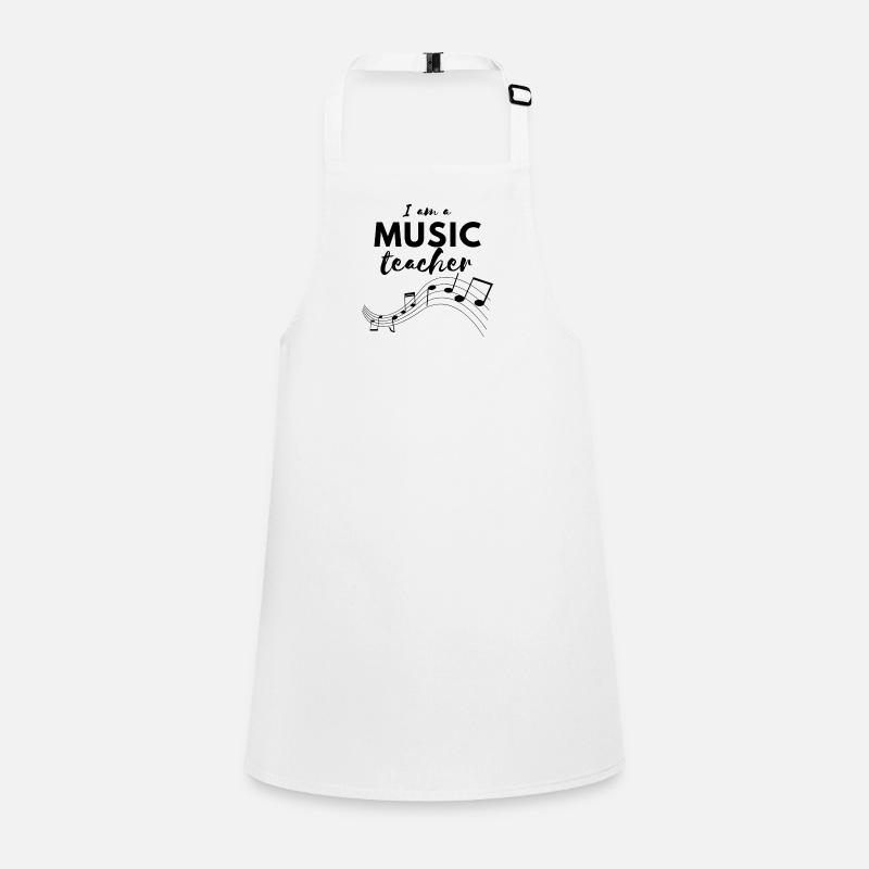 Ich bin eine MUSIKLEHRER-Sammlung Schürze für Kinder