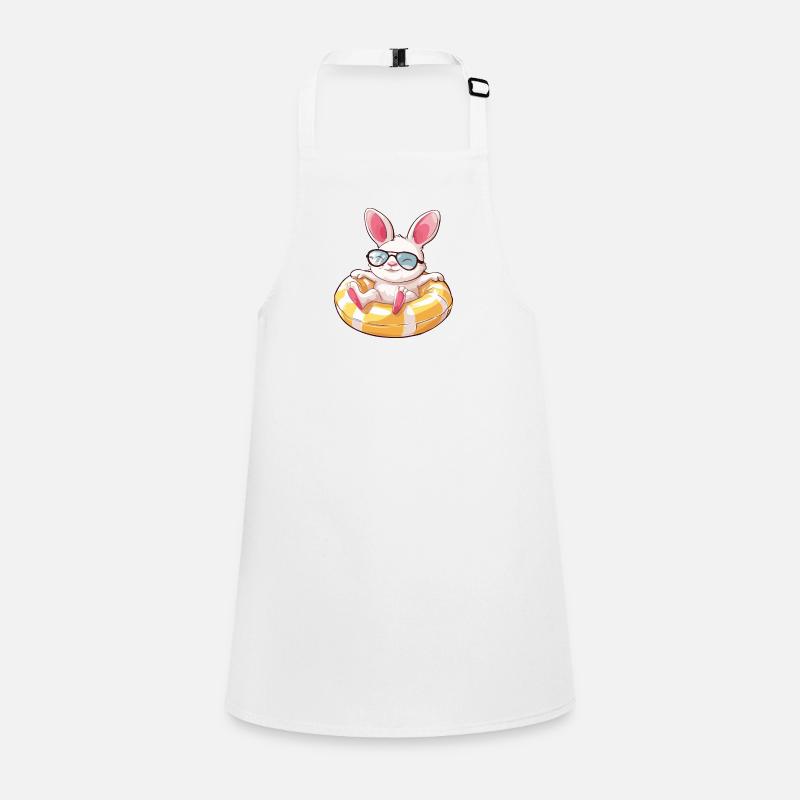 Bunny Summer Comic Children's Apron