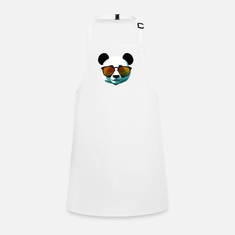 Panda with Sunglasses Gradient Children's Apron