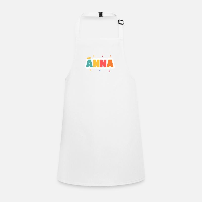 Anna! Personalisierbar Schürze für Kinder