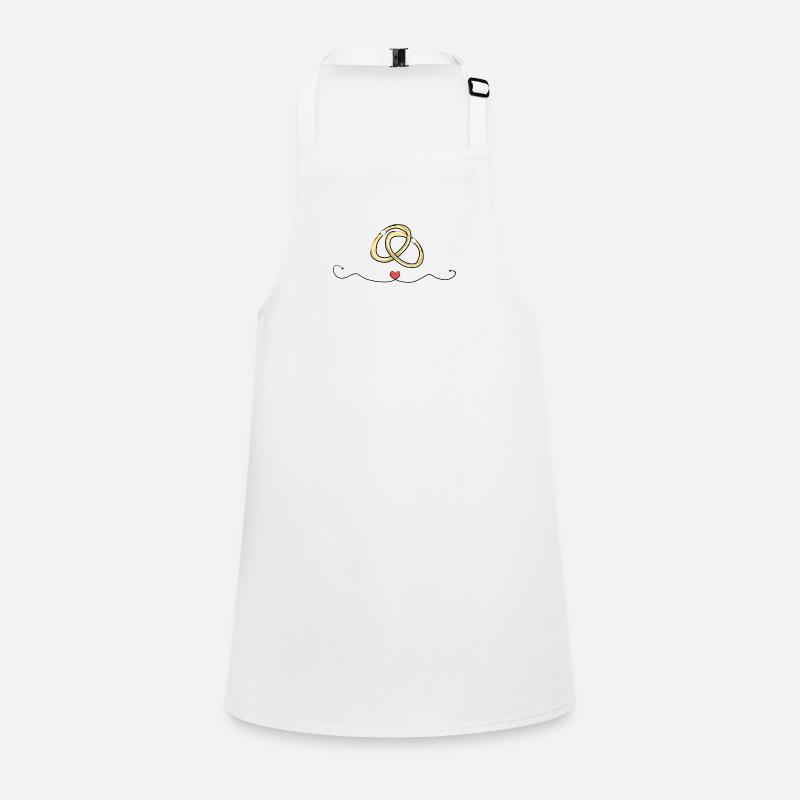 Bagues de mariage Cœur Amour Mariage Tablier Enfant
