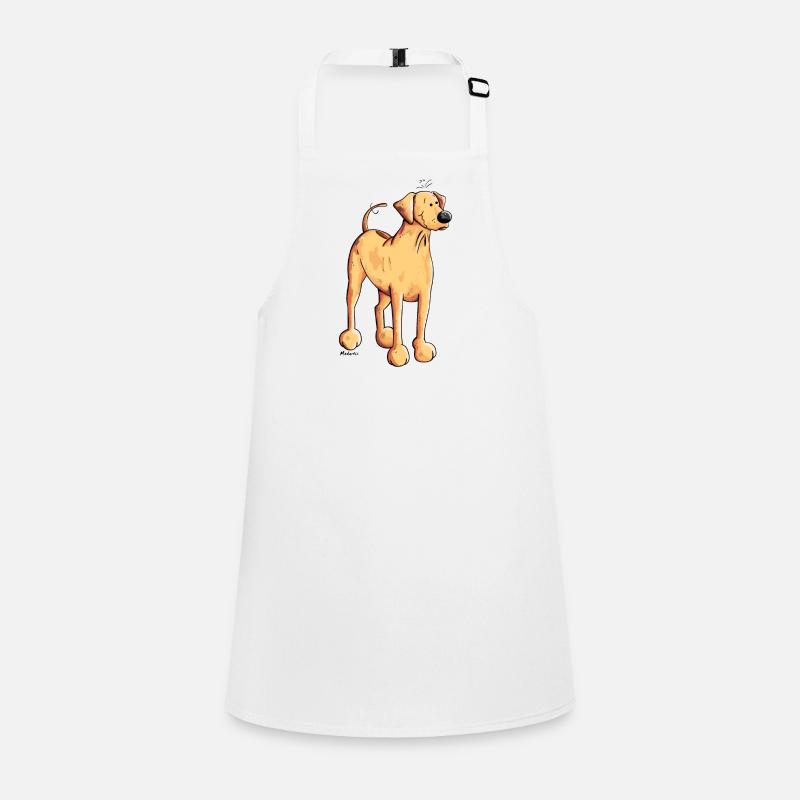 Happy Rhodesian Ridgeback Children's Apron