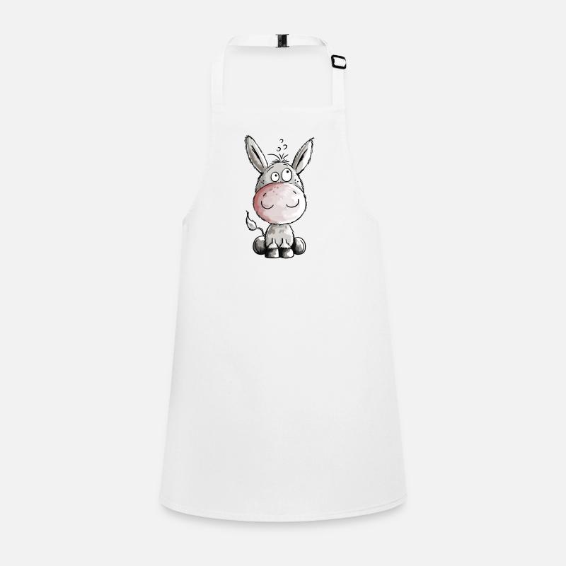 Kleiner Esel - Eselchen - Comic - Tiere Schürze für Kinder