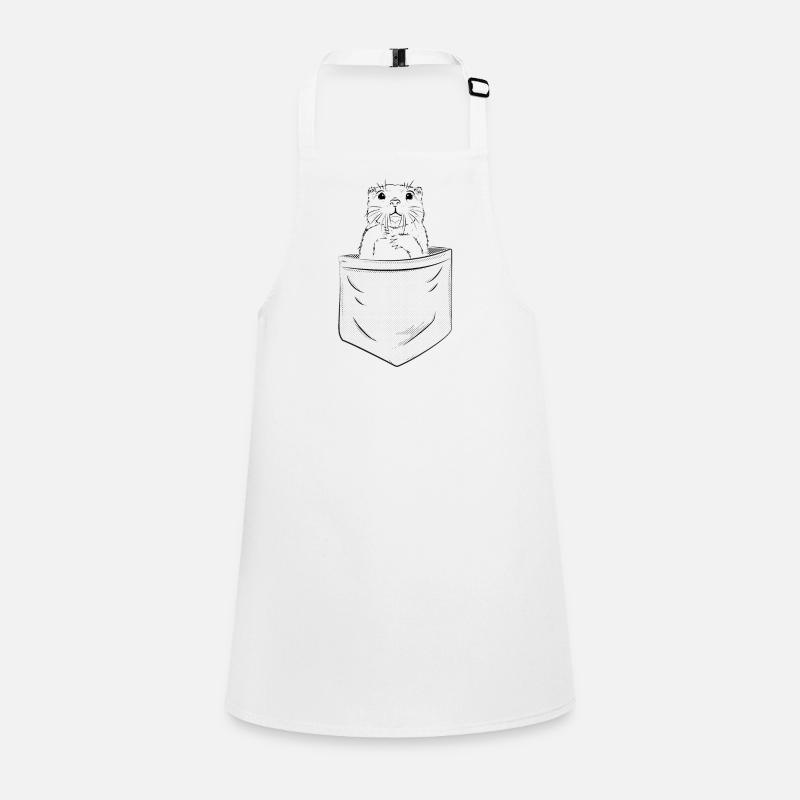Otter inside! Funny illustration Otter Children's Apron