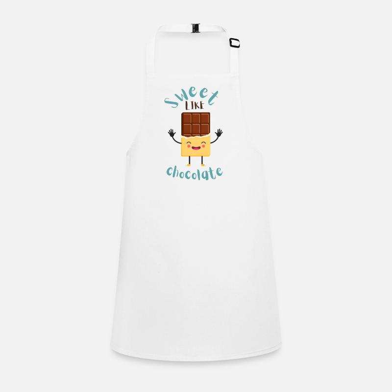 doux comme des dictons au chocolat au chocolat Tablier Enfant