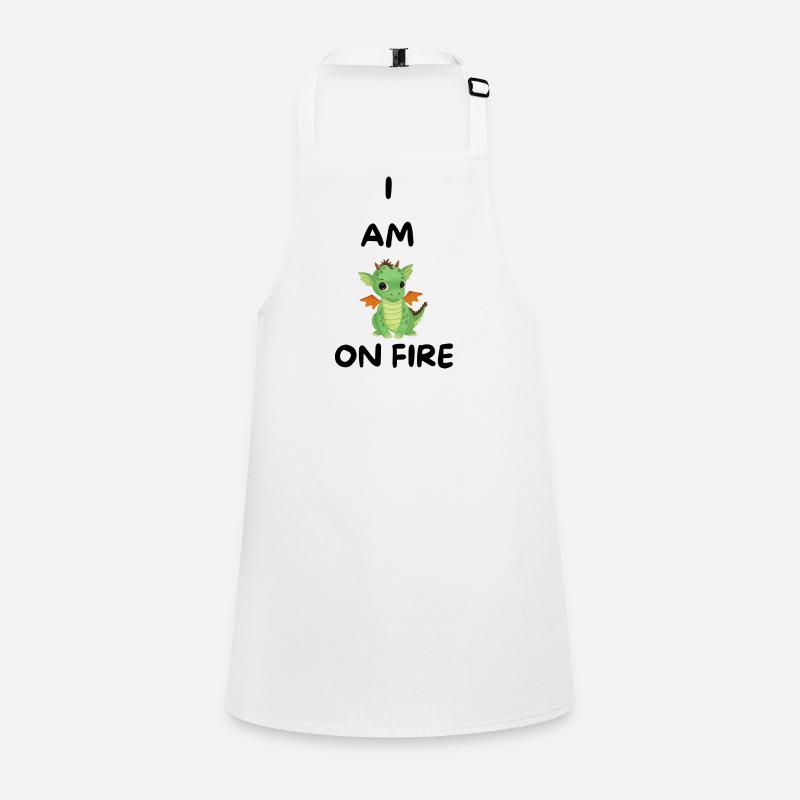 I'M ON FIRE -kawaii and migon - funny gift Children's Apron