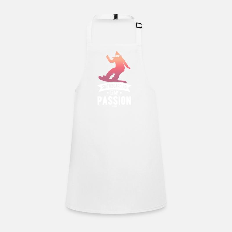 Snowboarding Is My Passion Children's Apron