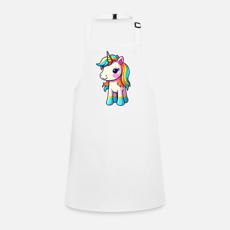 Einhorn-Pride-Design | Einhorn | Regenbogen Schürze für Kinder