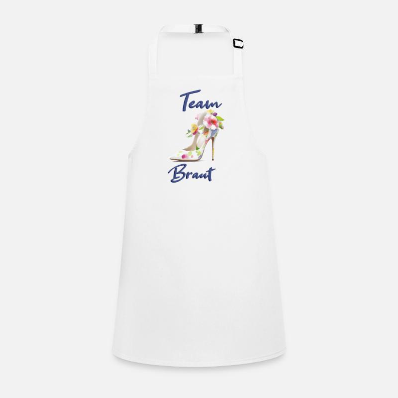 Team Braut Schürze für Kinder