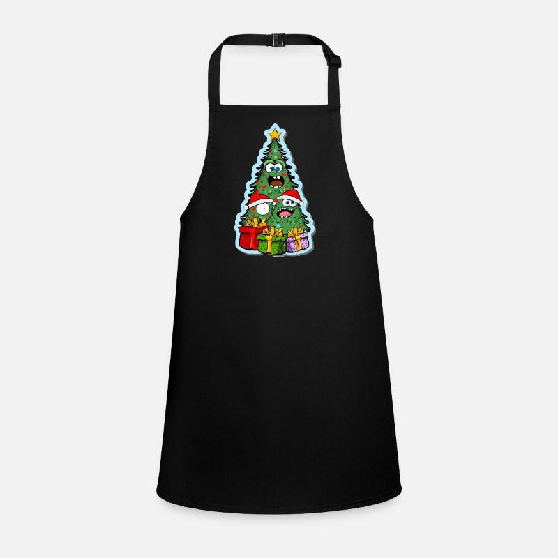 funny christmas tree Children's Apron