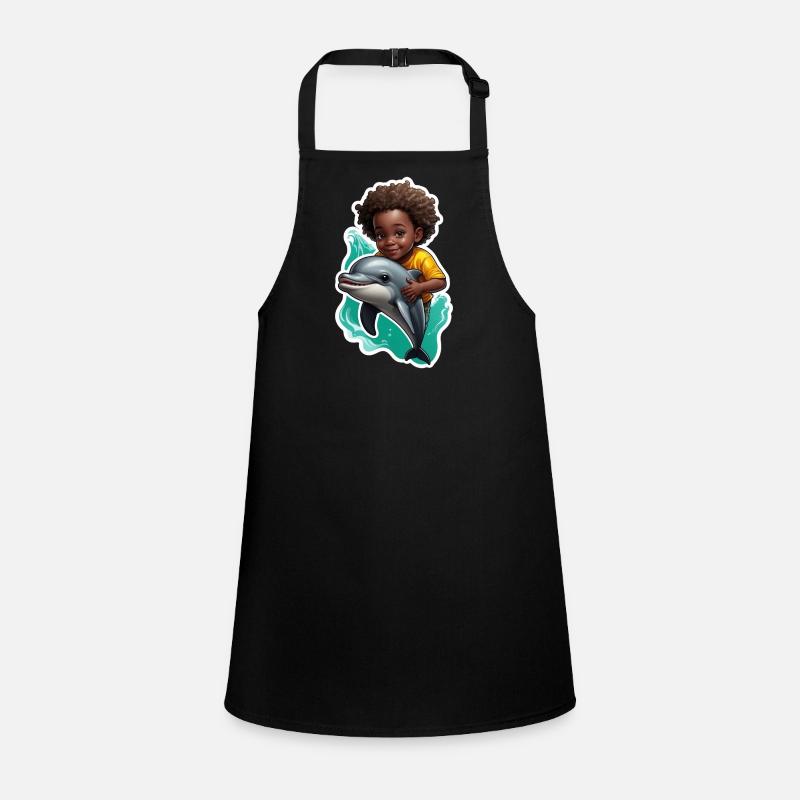 Kid Dolphins Dolphin Lover Gift Idea Children's Apron