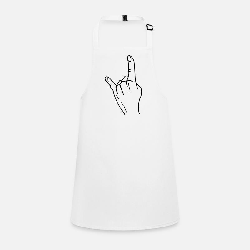 rock hand Schürze für Kinder