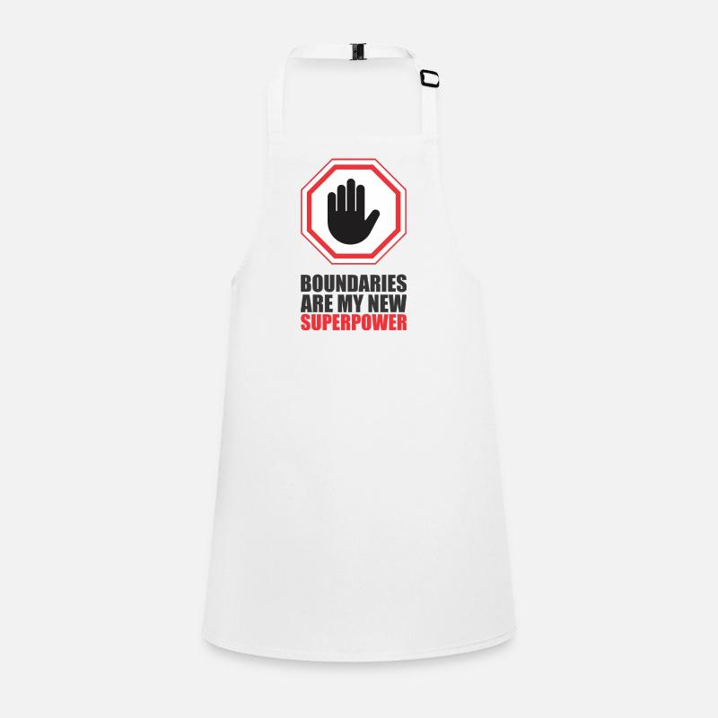 Empowering Hand with Boundary Reminder Children's Apron