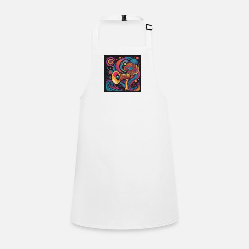 Psychedelic Exploration with Space Speaker Children's Apron