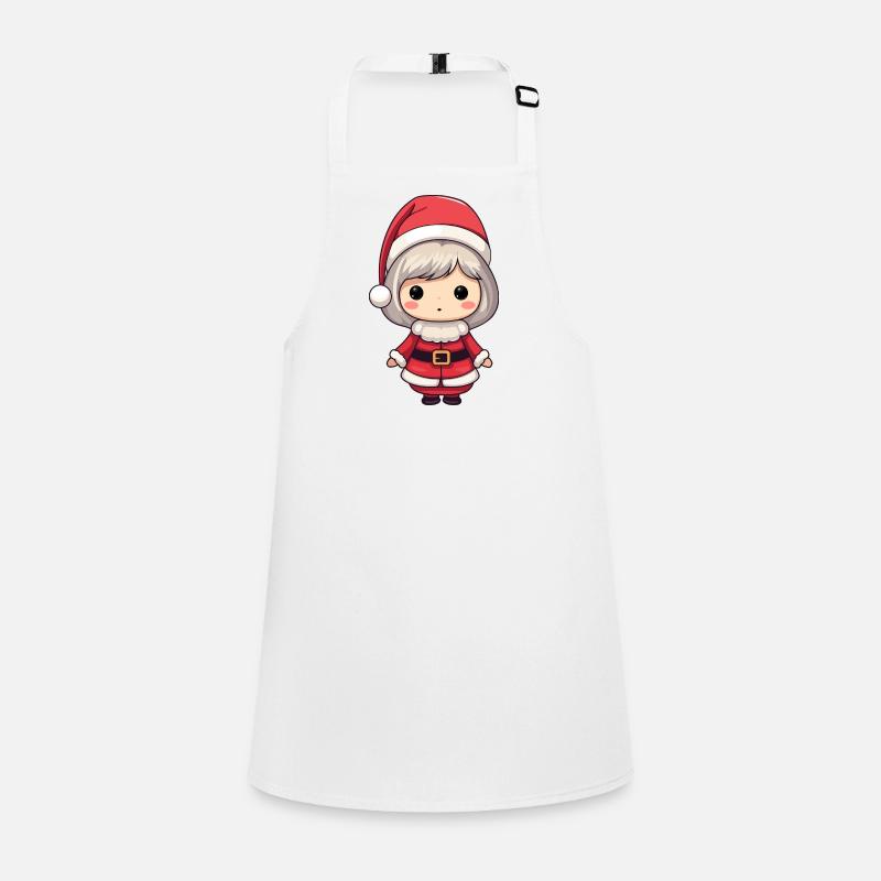 Chibi Santa Fille Tablier Enfant