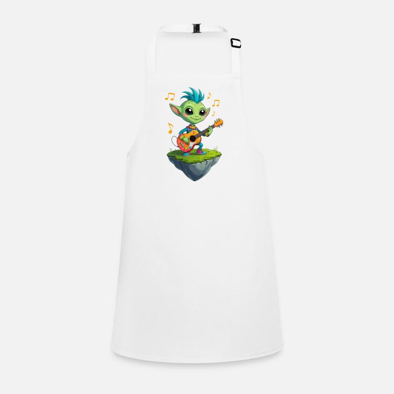 Green Goblin with Guitar Children's Apron