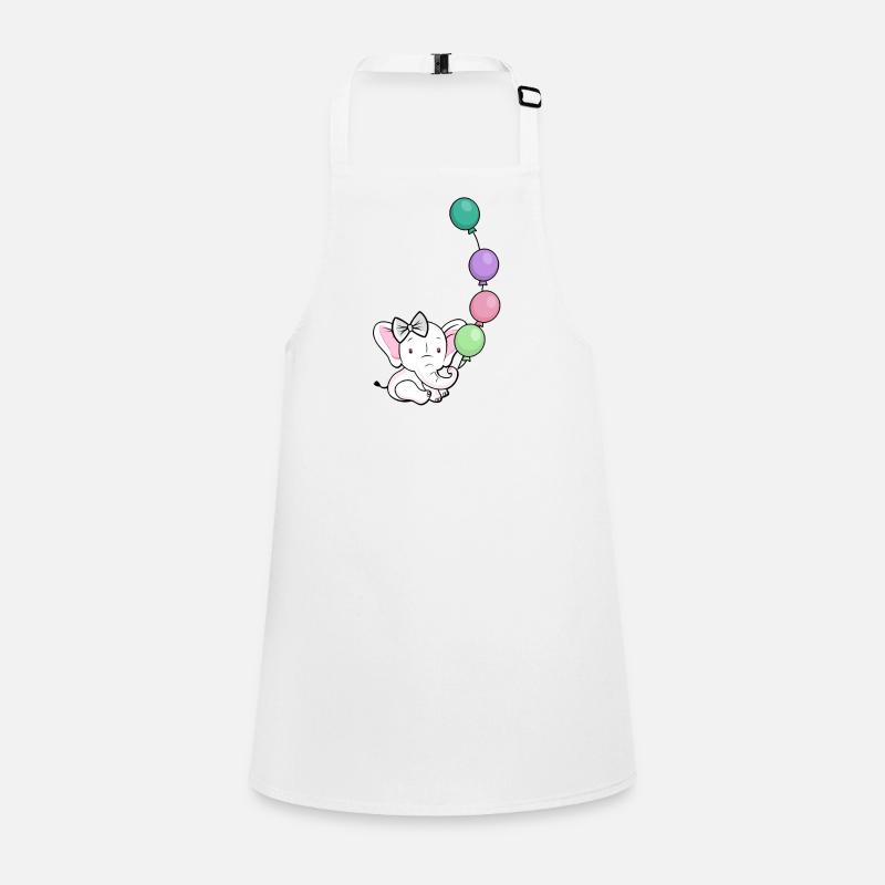 Ballonelefant mit Bogen Schürze für Kinder