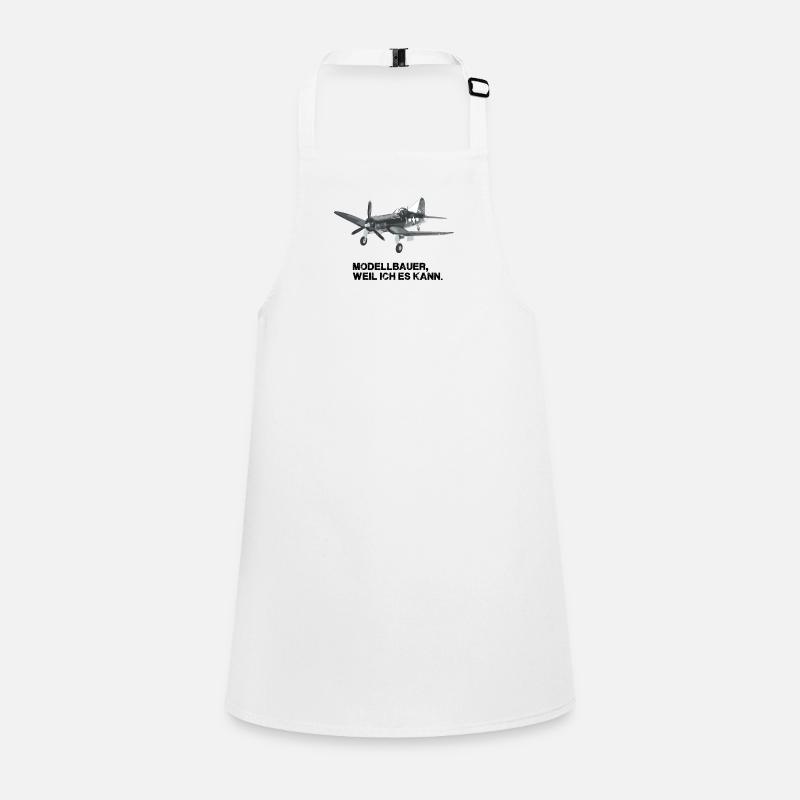 flugzeug, modellbau,modellbauer,weil ich es kann Schürze für Kinder