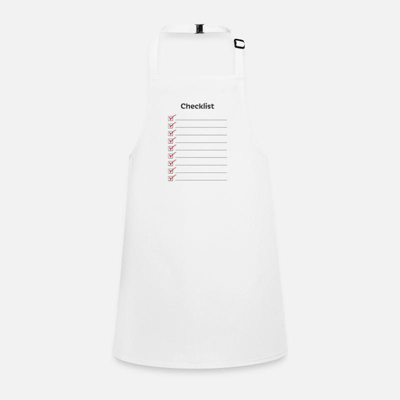 Aide-mémoire Tablier Enfant