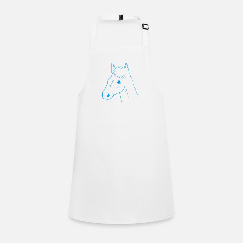 Dessin de tête de cheval Tablier Enfant