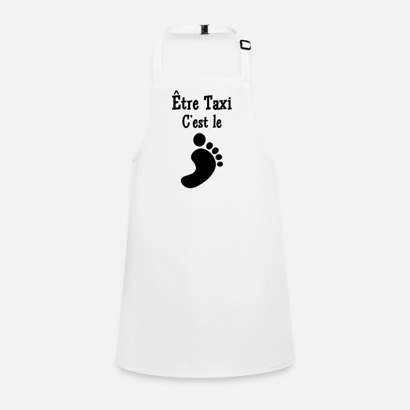 Être Taxi, c'est le pied ! Tablier Enfant