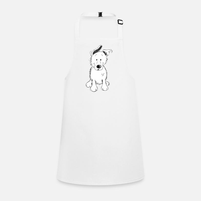 Pfiffiger Hund I Comic I Geschenk Schürze für Kinder