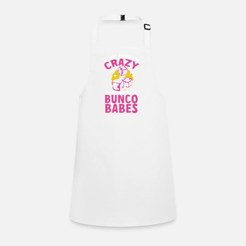 Bunco Dice Game Children's Apron