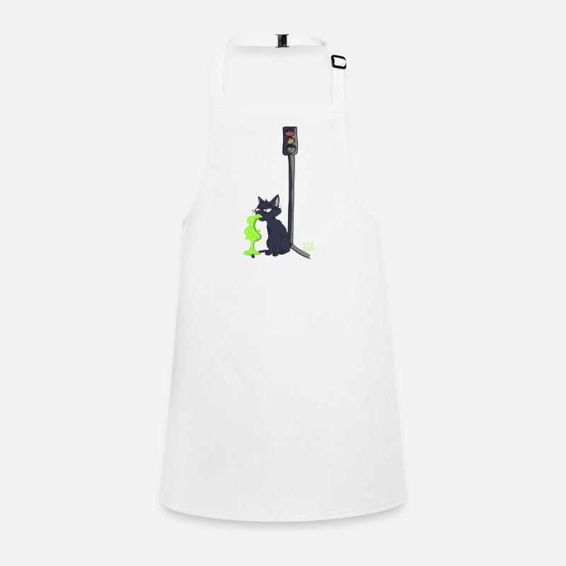 Sick Cat Viazoo Children's Apron