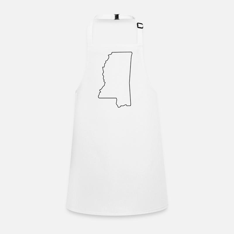 Mississippi map Children's Apron